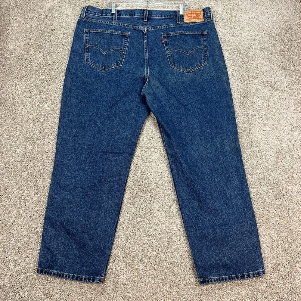 Levi's‎ 550 Relaxed Fit Jeans Men's 42x30 Blue Denim Pants Strauss Red Tab